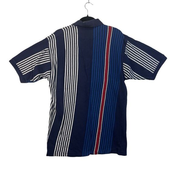 Vtg 1990s Chaps Ralph Lauren Multicolor Polo Shirt Size L - Picture 12 of 13